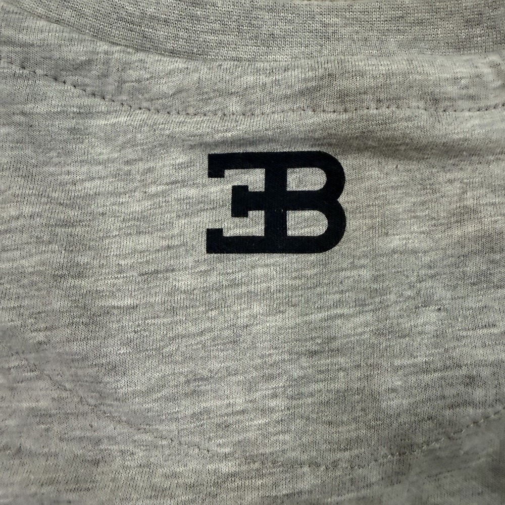 Bugatti 110 Anniversary T Shirt L Macaron Logo Designer Casual Luxury Streetwear - Picture 9 of 10